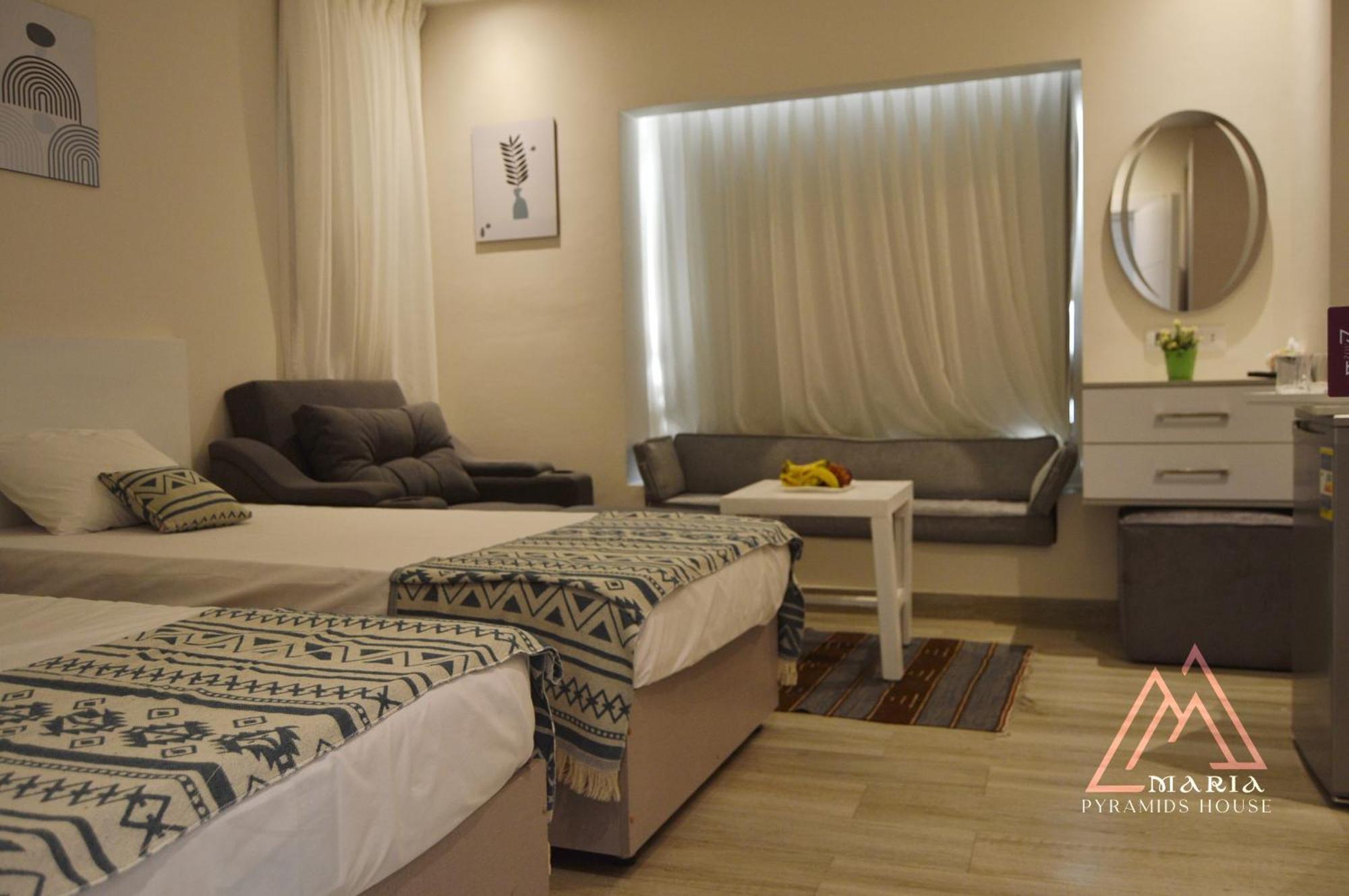 Maria Pyramids House Hotel Kafrat al Jabal ภายนอก รูปภาพ