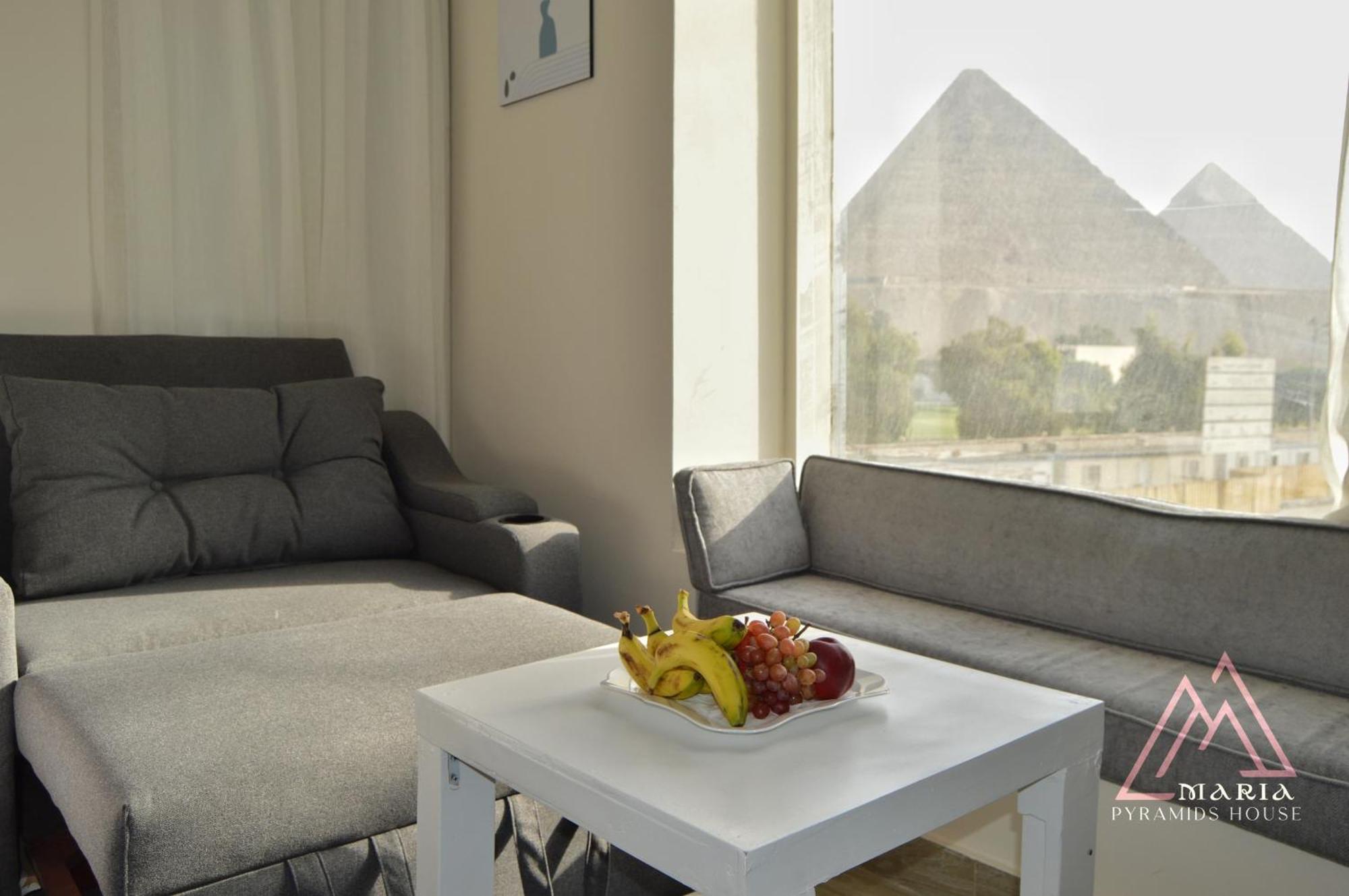 Maria Pyramids House Hotel Kafrat al Jabal ภายนอก รูปภาพ