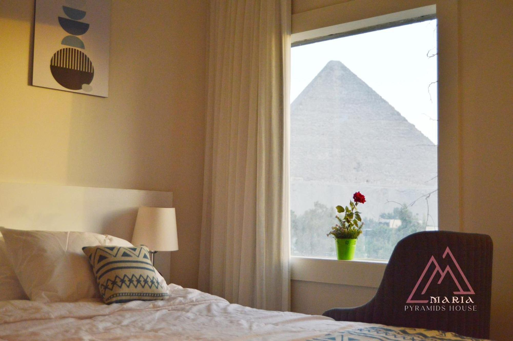 Maria Pyramids House Hotel Kafrat al Jabal ภายนอก รูปภาพ