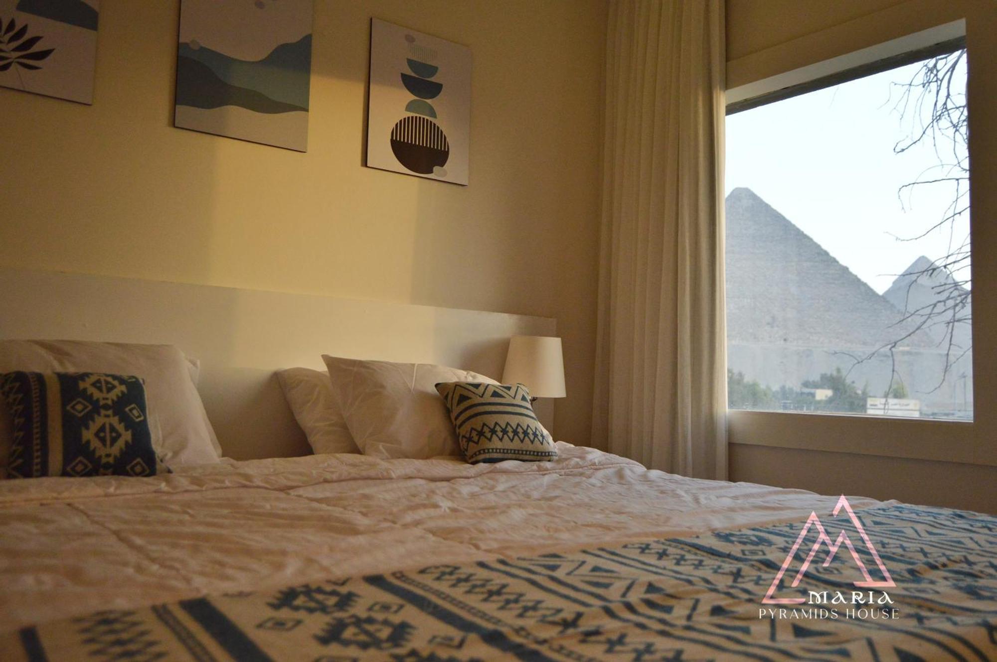 Maria Pyramids House Hotel Kafrat al Jabal ภายนอก รูปภาพ