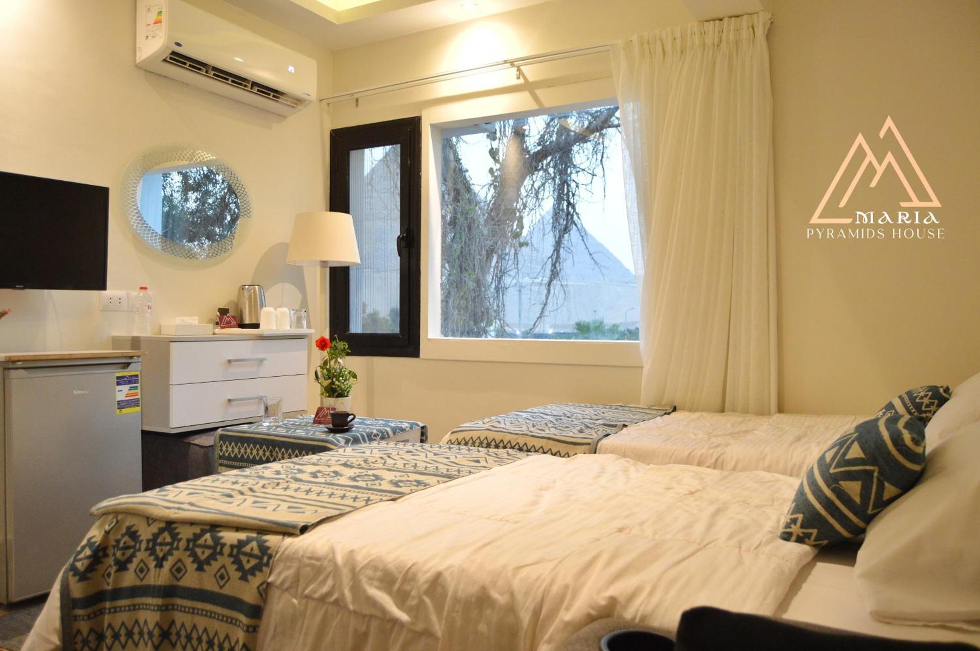 Maria Pyramids House Hotel Kafrat al Jabal ภายนอก รูปภาพ