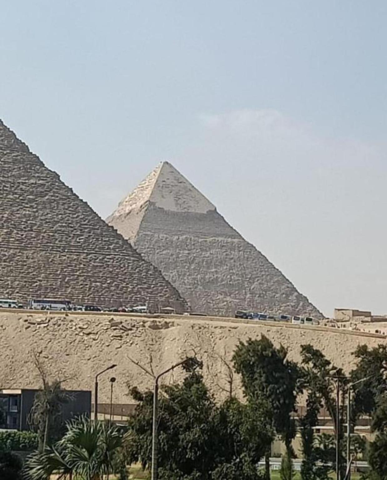 Maria Pyramids House Hotel Kafrat al Jabal ภายนอก รูปภาพ